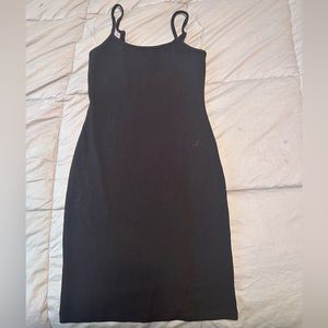 Black bodycon dress